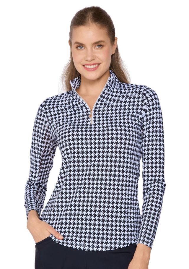 HOUNDSTOOTH BLACK