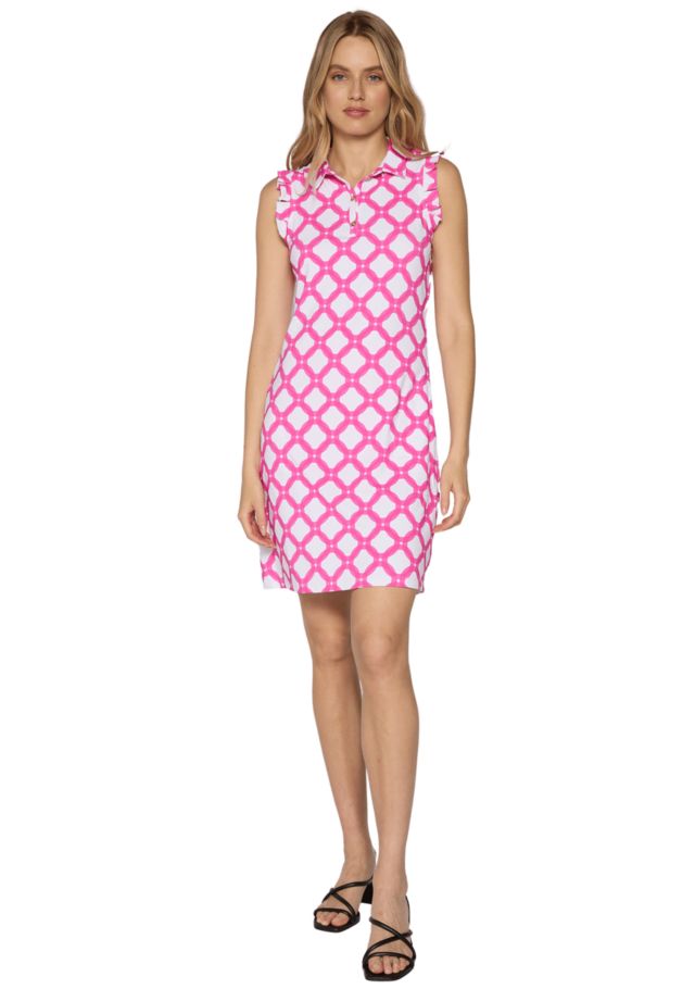 CIRCLE GEO HOT PINK