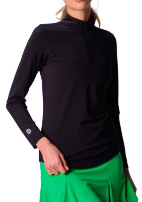 Long Sleeve Mock Neck Top