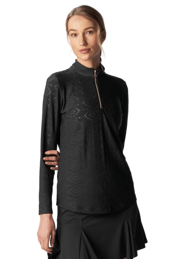 BLACK EYELET