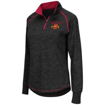 NCAA Iowa State Cyclones Bikram Lightweight Fitted Quarter-Zip Long Sleeve Top