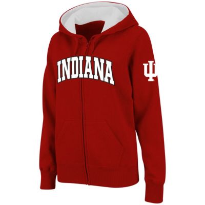 NCAA Indiana Hoosiers Arched Name Full-Zip Hoodie