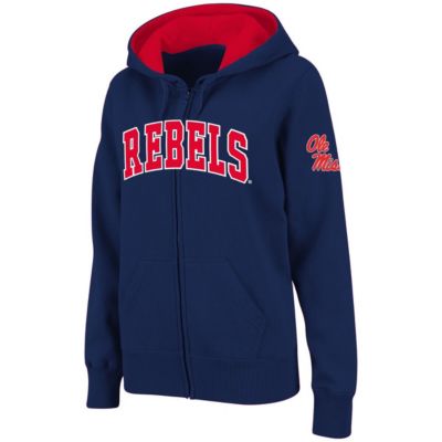 NCAA Ole Miss Rebels Arched Name Full-Zip Hoodie