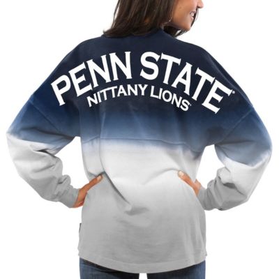 NCAA Penn State Nittany Lions Ombre Long Sleeve Dip-Dyed