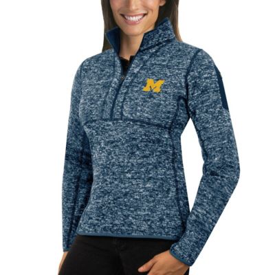 NCAA Michigan Wolverines Fortune 1/2-Zip Pullover Sweater