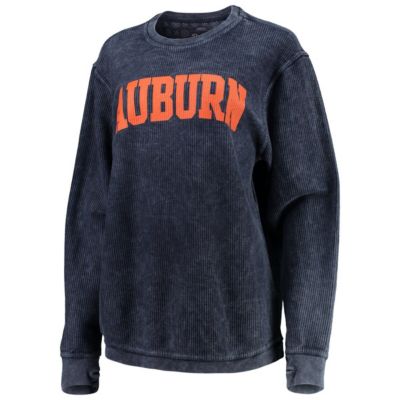 NCAA Auburn Tigers Comfy Cord Vintage Wash Basic Arch Pullover Sweatshirt