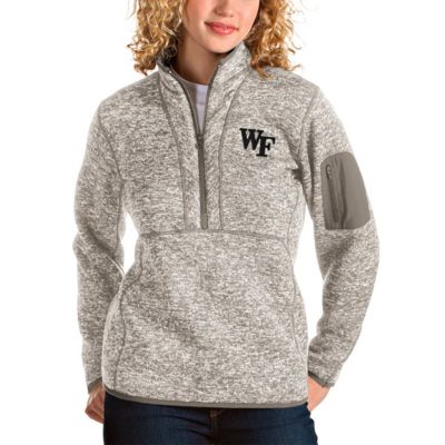 NCAA Wake Forest Demon Deacons Fortune Half-Zip Pullover Sweater