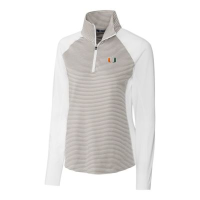 Miami (FL) Hurricanes NCAA Forge Tonal Half-Zip Pullover Jacket