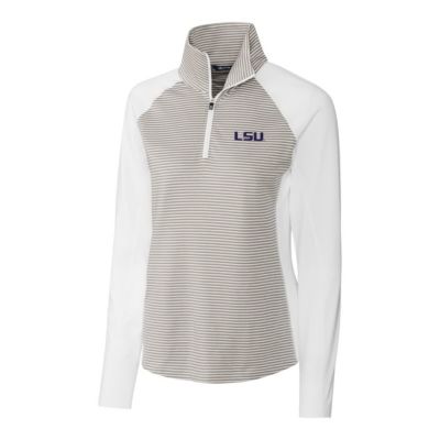 NCAA LSU Tigers Forge Tonal Half-Zip Pullover Jacket