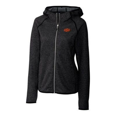 NCAA Heathered Oklahoma State Cowboys Mainsail Hooded Full-Zip Jacket