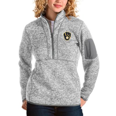 MLB Milwaukee Brewers Fortune Half-Zip Pullover Jacket