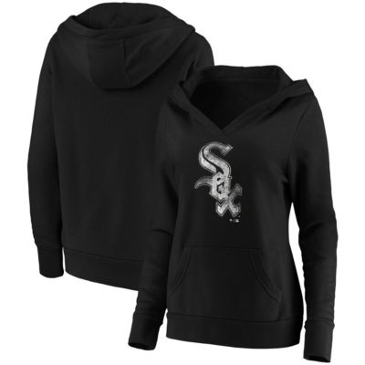 Chicago White Sox MLB Fanatics Core Team Crossover V-Neck Pullover Hoodie