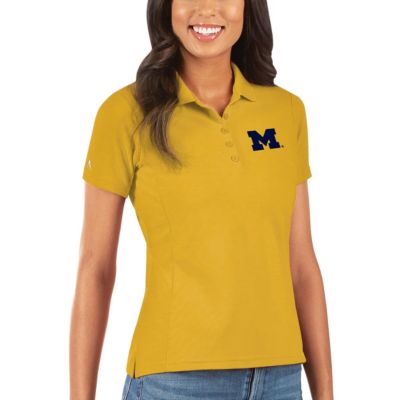 NCAA Michigan Wolverines Legacy Pique Polo