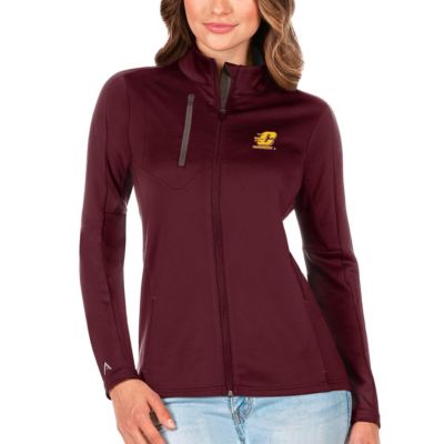 NCAA Maroon/Graphite Central Michigan Chippewas Generation Full-Zip Jacket