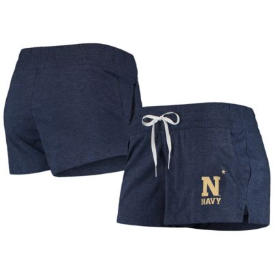 Navy Midshipmen NCAA Under Armour Heathered Performance Cotton Shorts