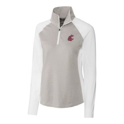NCAA Washington State Cougars Forge Tonal Half-Zip Pullover Jacket