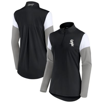 Chicago White Sox MLB Fanatics Chicago Sox Authentic Fleece Quarter-Zip Jacket