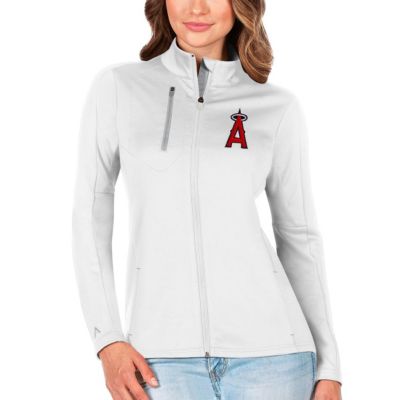 MLB White/Silver Los Angeles Angels Generation Full-Zip Jacket