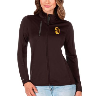 MLB Brown/Charcoal San Diego Padres Generation Full-Zip Jacket