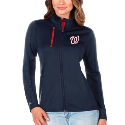 MLB Navy/Red Washington Nationals Generation Full-Zip Jacket