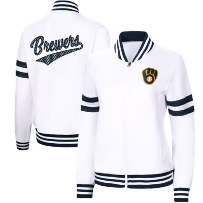 MLB Milwaukee Brewers Pre-Game Full-Zip Track Jacket