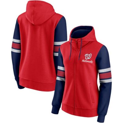 MLB Fanatics Washington Nationals Primary Script Full-Zip Hoodie