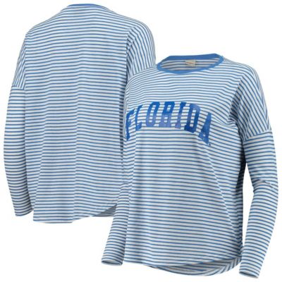 NCAA Florida Gators Melange Striped Boxy Long Sleeve T-Shirt