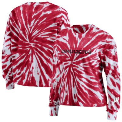 NCAA Wisconsin Badgers Tie-Dye Long Sleeve T-Shirt