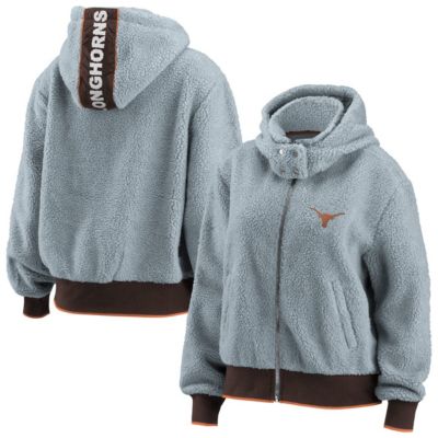 NCAA Texas Longhorns Sherpa Full-Zip Hoodie