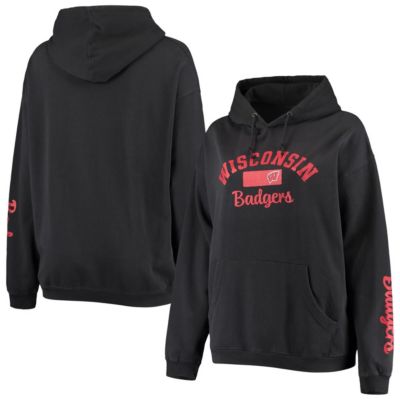 NCAA Wisconsin Badgers Rock n Roll Super Oversized Pullover Hoodie