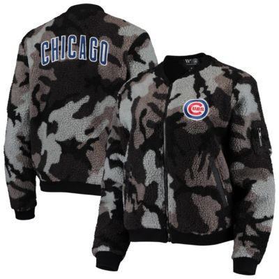 MLB Chicago Cubs Sherpa Full-Zip Bomber Jacket