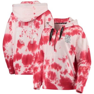 MLB St. Louis Cardinals Dakota Tie-Dye Half-Zip Hoodie