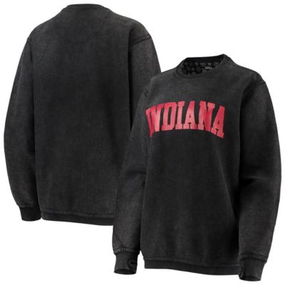 NCAA Indiana Hoosiers Comfy Cord Vintage Wash Basic Arch Pullover Sweatshirt