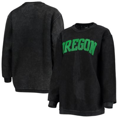 NCAA Oregon Ducks Comfy Cord Vintage Wash Basic Arch Pullover Sweatshirt