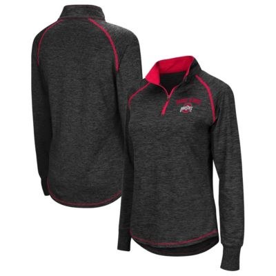 NCAA Ohio State Buckeyes Bikram Lightweight Fitted Quarter-Zip Long Sleeve Top