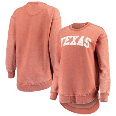 NCAA Burnt Texas Longhorns Vintage Wash Pullover Sweatshirt