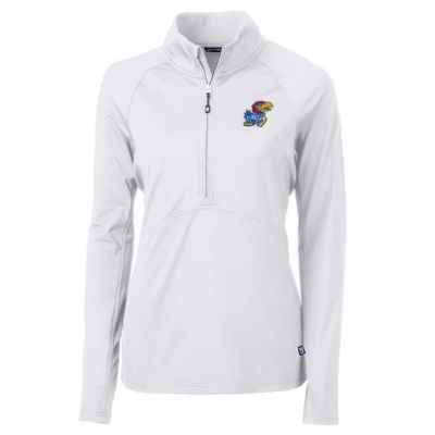 NCAA Kansas Jayhawks Adapt Eco Knit Half-Zip Pullover Jacket