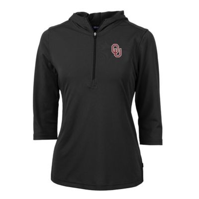 NCAA Oklahoma Sooners Virtue Eco Pique 3/4 Sleeve Half-Zip Pullover Hoodie