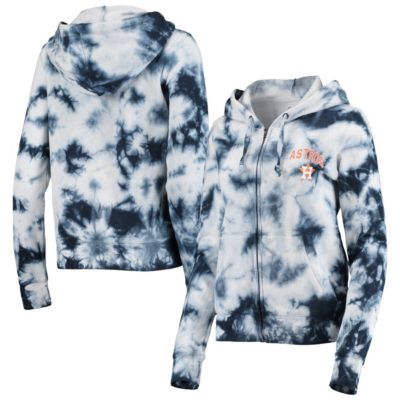 MLB Houston Astros Tie-Dye Fleece Full-Zip Hoodie