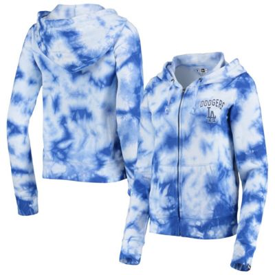 MLB Los Angeles Dodgers Tie-Dye Fleece Full-Zip Hoodie