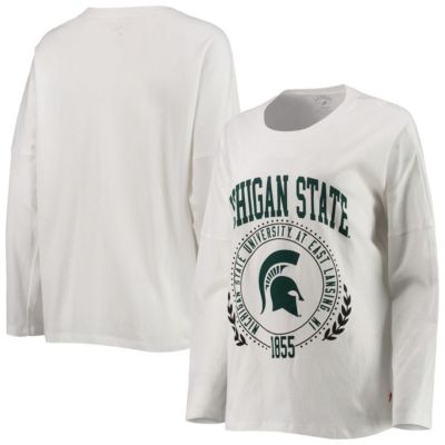 NCAA Michigan State Spartans Clothesline Oversized Long Sleeve T-Shirt