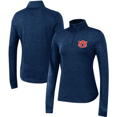 NCAA Under Armour Auburn Tigers Vent Space-Dye Performance Quarter-Zip Jacket