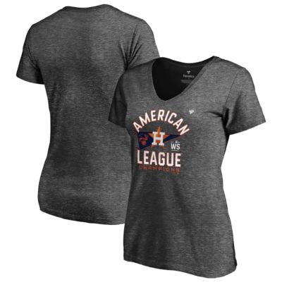 MLB Fanatics ed Houston Astros 2021 American League s Locker Room V-Neck T-Shirt