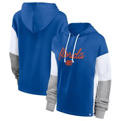 NCAA Fanatics Florida Gators Play It Safe Colorblock Pullover Hoodie