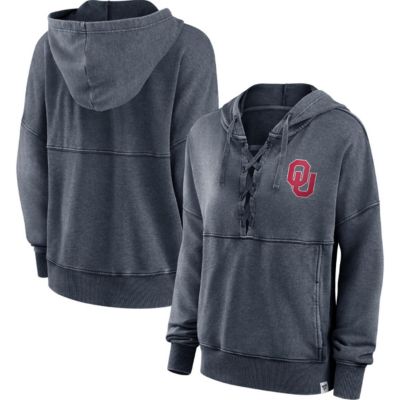 NCAA Fanatics ed Oklahoma Sooners Overall Speed Lace-Up Pullover Hoodie