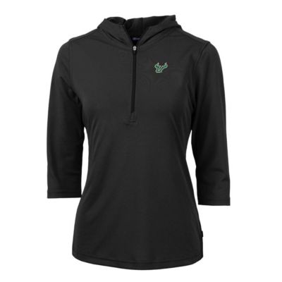 NCAA South Florida Bulls Virtue Eco Pique Half-Zip 3/4 Sleeve Pullover Hoodie