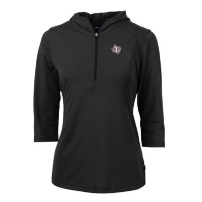 NCAA Texas Southern Tigers Virtue Eco Pique Half-Zip 3/4 Sleeve Pullover Hoodie