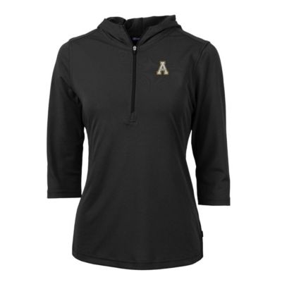 NCAA Appalachian State Mountaineers Virtue Eco Pique Half-Zip 3/4 Sleeve Pullover Hoodie