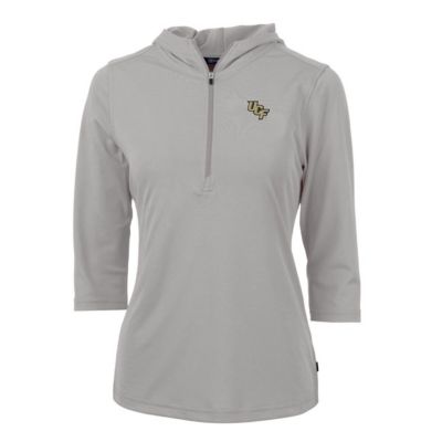 NCAA UCF Knights Virtue Eco Pique Half-Zip 3/4 Sleeve Pullover Hoodie