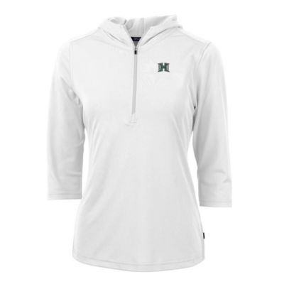 Hawaii Rainbow Warriors NCAA Virtue Eco Pique Half-Zip 3/4 Sleeve Pullover Hoodie